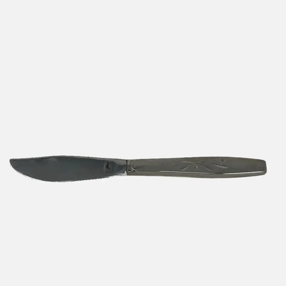 1 Oneida Will O' Wisp Cube Stainless Butter Spreader 6 1/2